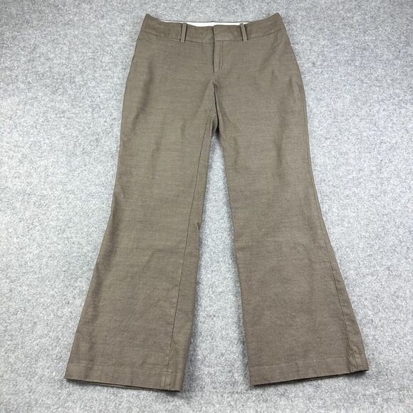 Banana Republic Pants Womens 10 Jackson Fit Stretch Wool Blend Flare Trousers - Picture 1 of 12